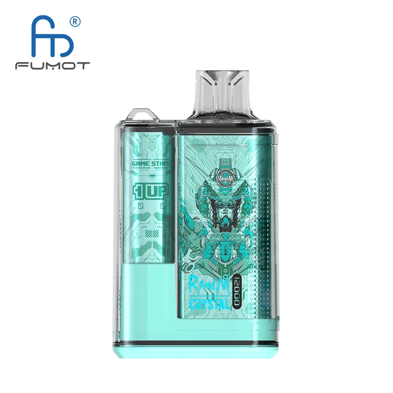 Original Randm Crystal 12000 Puffs Disposable Vape E-cigarettes 0% 2% 3%5% Puff 12000 20ml Prefilled Pod Mesh Coil 650mah Rechargeable Battery Pen