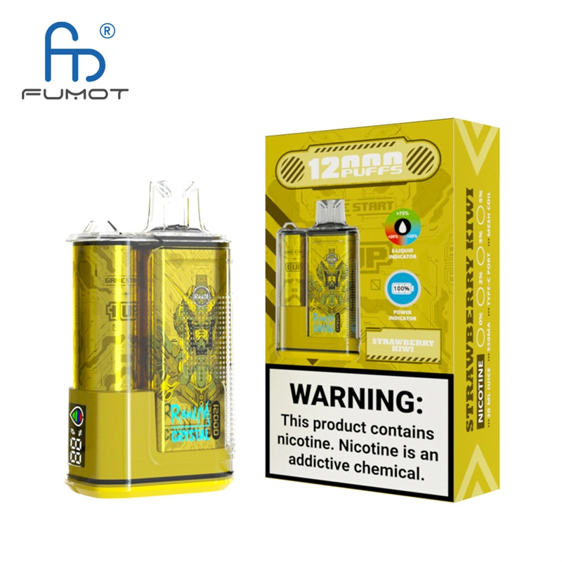 Original Randm Crystal 12000 Puffs Disposable Vape E-cigarettes 0% 2% 3%5% Puff 12000 20ml Prefilled Pod Mesh Coil 650mah Rechargeable Battery Pen