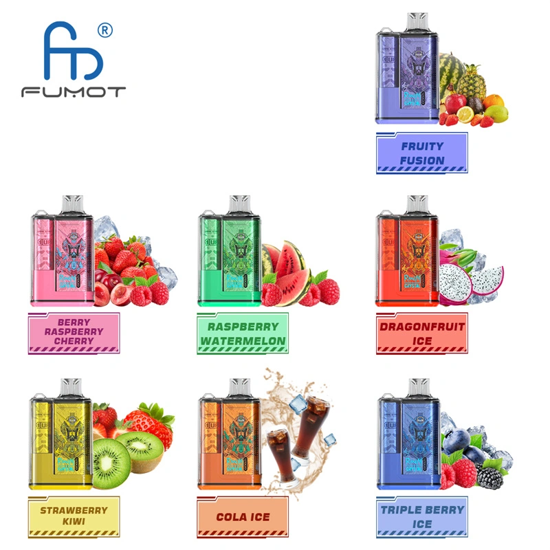 Original Randm Crystal 12000 Puffs Disposable Vape E-cigarettes 0% 2% 3%5% Puff 12000 20ml Prefilled Pod Mesh Coil 650mah Rechargeable Battery Pen