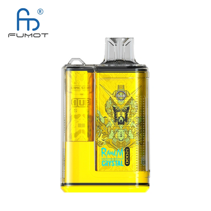 Original Randm Crystal 12000 Puffs Disposable Vape E-cigarettes 0% 2% 3%5% Puff 12000 20ml Prefilled Pod Mesh Coil 650mah Rechargeable Battery Pen
