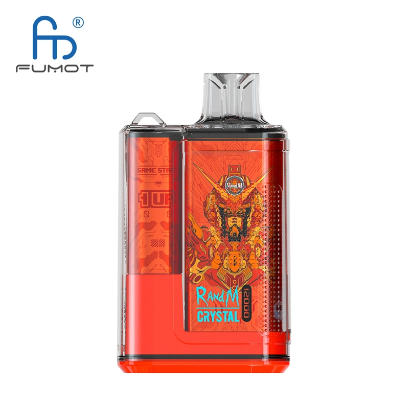 Original Randm Crystal 12000 Puffs Disposable Vape E-cigarettes 0% 2% 3%5% Puff 12000 20ml Prefilled Pod Mesh Coil 650mah Rechargeable Battery Pen