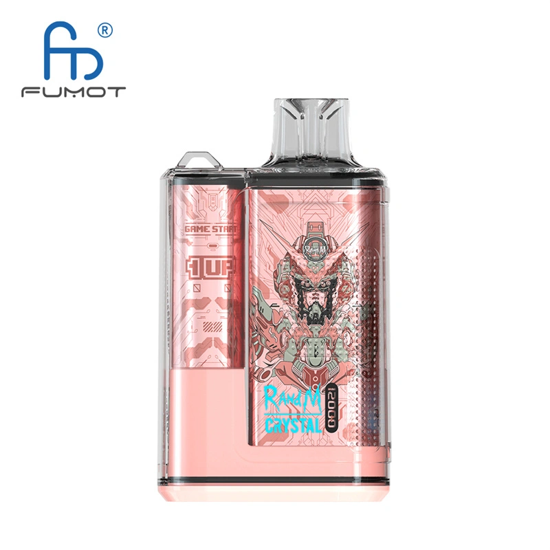 Original Randm Crystal 12000 Puffs Disposable Vape E-cigarettes 0% 2% 3%5% Puff 12000 20ml Prefilled Pod Mesh Coil 650mah Rechargeable Battery Pen