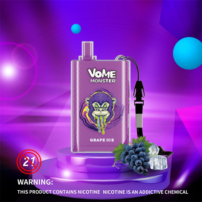 RandM Vome Monster 10000 Puffs E Cigarettes Vaper Disposable Puff 10k 0% 2% 5% 20ml Prefilled Pod Mesh Coil 850mah Rechargeable Battery Air Flow Control Pen