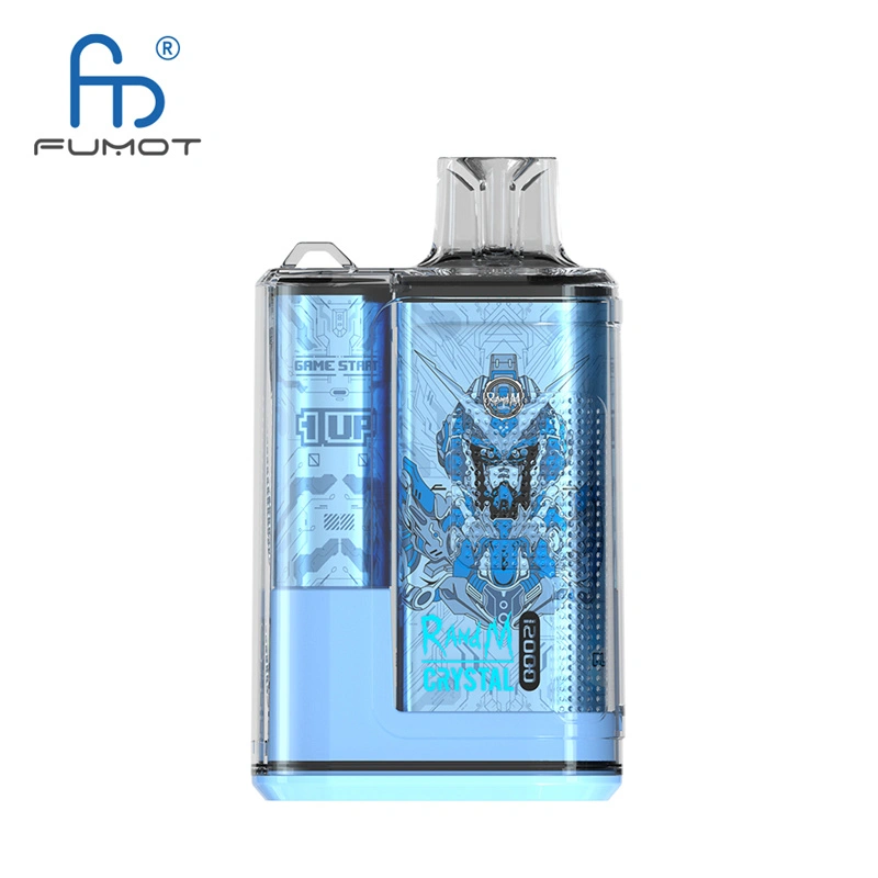 Original Randm Crystal 12000 Puffs Disposable Vape E-cigarettes 0% 2% 3%5% Puff 12000 20ml Prefilled Pod Mesh Coil 650mah Rechargeable Battery Pen
