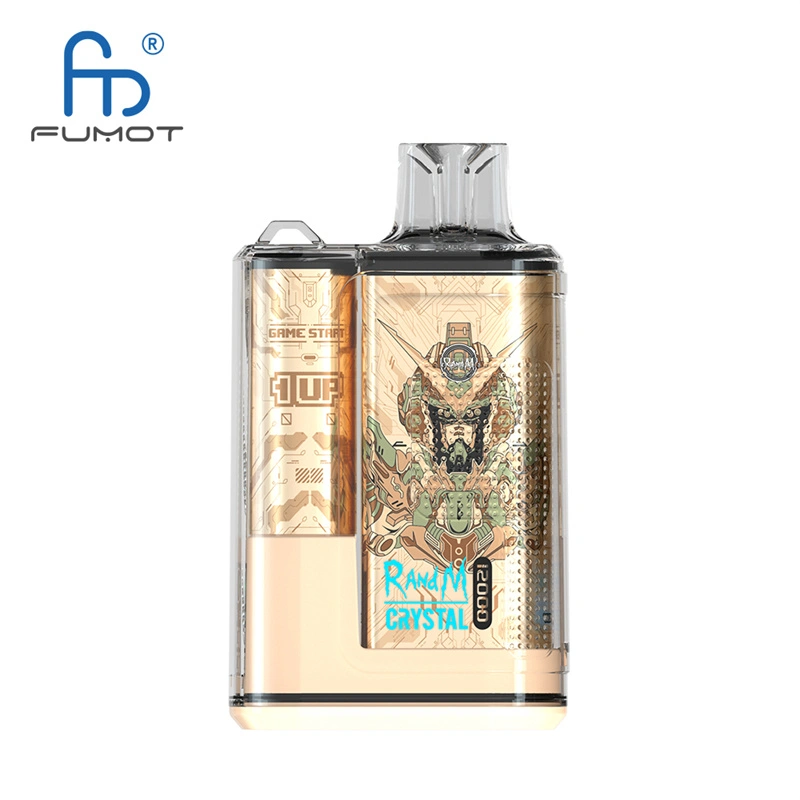 Original Randm Crystal 12000 Puffs Disposable Vape E-cigarettes 0% 2% 3%5% Puff 12000 20ml Prefilled Pod Mesh Coil 650mah Rechargeable Battery Pen