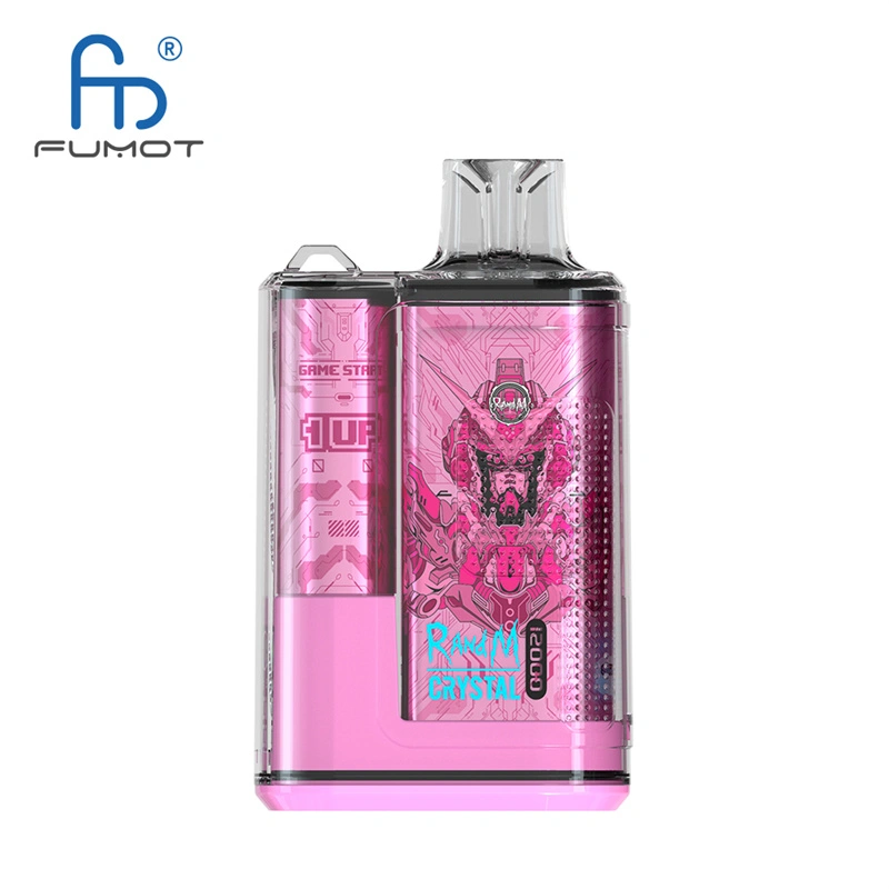 Original Randm Crystal 12000 Puffs Disposable Vape E-cigarettes 0% 2% 3%5% Puff 12000 20ml Prefilled Pod Mesh Coil 650mah Rechargeable Battery Pen