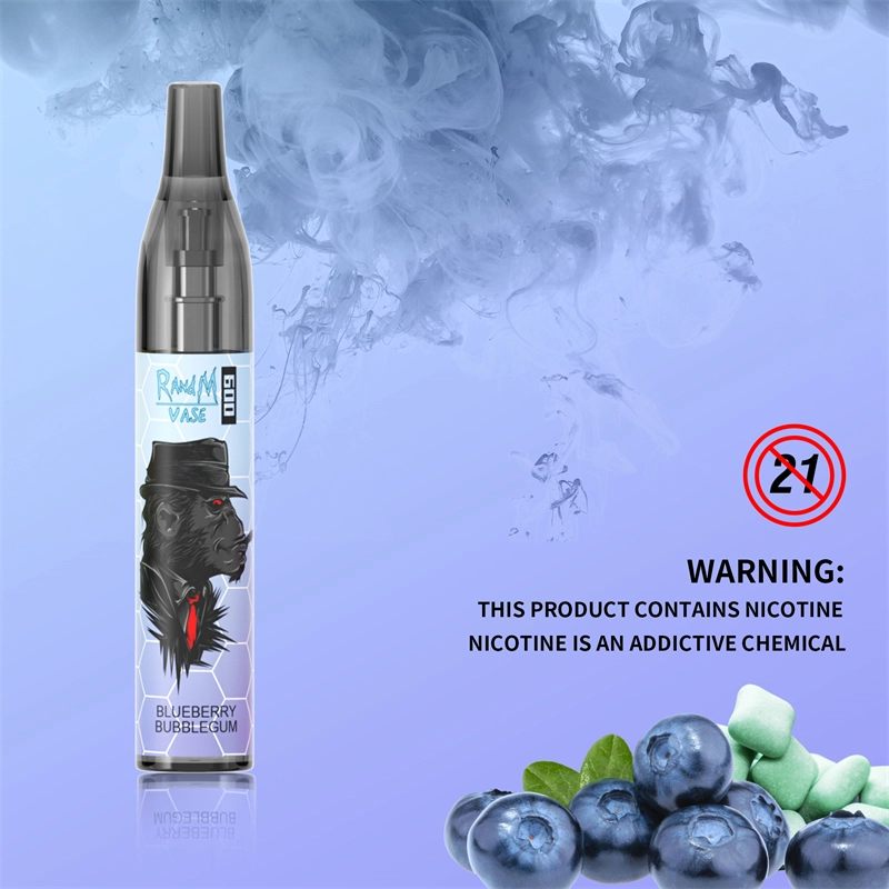 Original RandM Vase 600 Puffs Disposable Vape E-cigarettes 0% 2% 5% 2ml Prefilled Mesh Coil Pod 350mah Battery 20 flavors available Puff 600 Pen Device