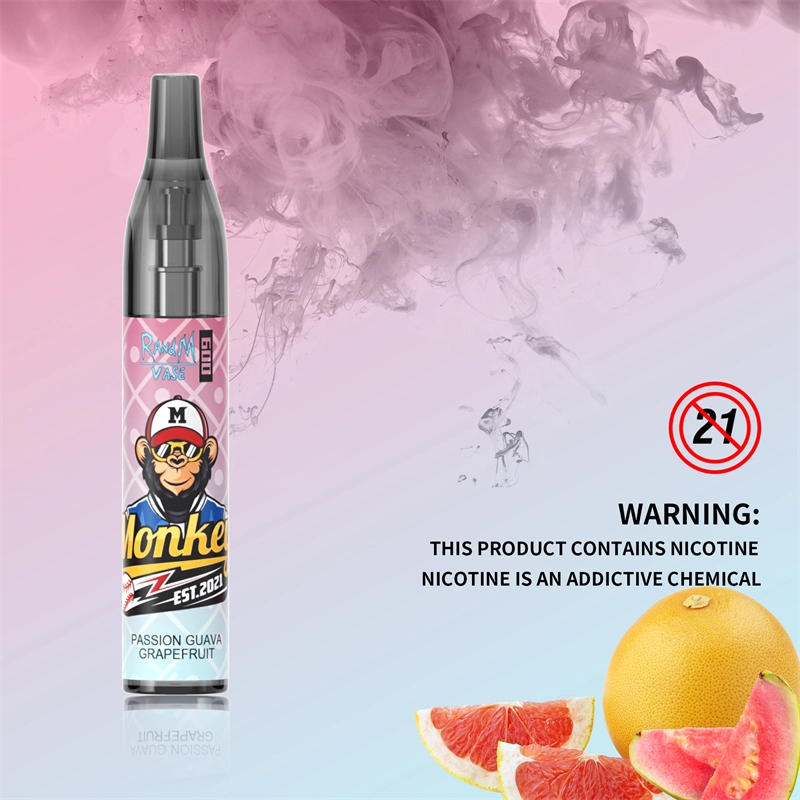 Original RandM Vase 600 Puffs Disposable Vape E-cigarettes 0% 2% 5% 2ml Prefilled Mesh Coil Pod 350mah Battery 20 flavors available Puff 600 Pen Device