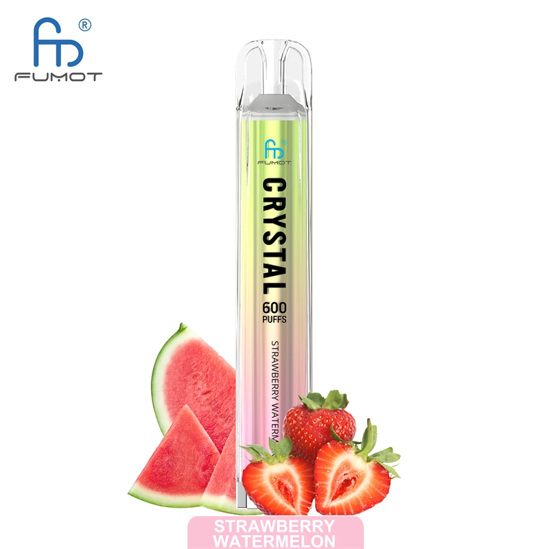 RandM Crystal 600 Puffs E Cigarettes Disposable Vape Puff 600 0% 2% 5% 2ml Prefilled Pod Mesh Coil 500mah Rechargeable Fumot Pen