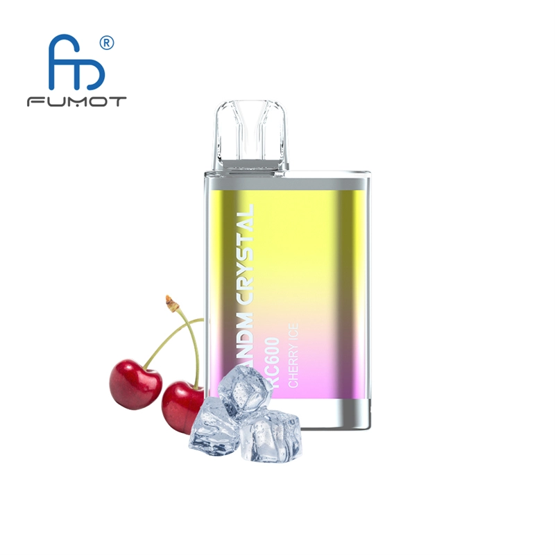 RandM Crystal RC 600 Puffs Vapes E Cigarettes Disposable 0% 2% 3% 5% 2ml Prefilled Pod 400mah Rechargeable Battery Puff 600 Pen