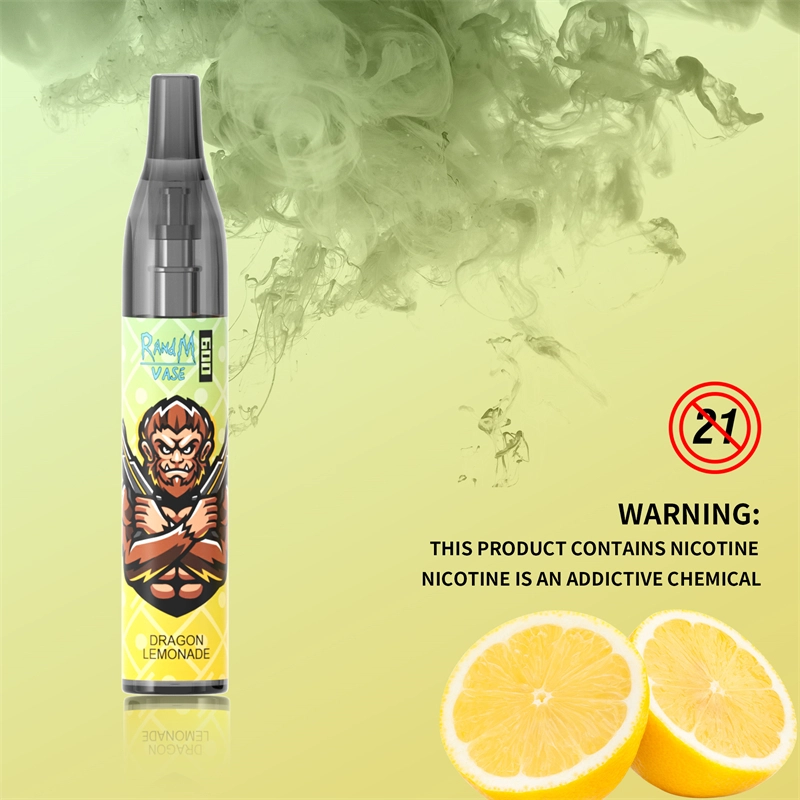Original RandM Vase 600 Puffs Disposable Vape E-cigarettes 0% 2% 5% 2ml Prefilled Mesh Coil Pod 350mah Battery 20 flavors available Puff 600 Pen Device
