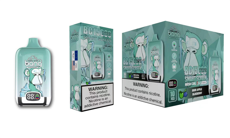 Bang Digital Puff 15k 15000 Puffs Disposable E Cigarettes Vape Smart Screen 0% 2% 5% 25ml Prefilled Pod Mesh Coil 650mah Rechargeable Vaper Pen