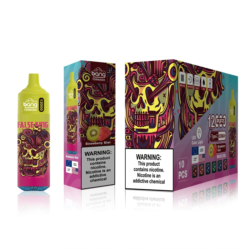 Bang Tornado 12000 Puffs Disposable Vape Electronic Cigarettes Puff 12k 0% 2% 3% 5% 20ml Prefilled Pod Mesh Coil 650mah Rechargeable Battery Vapers Pen