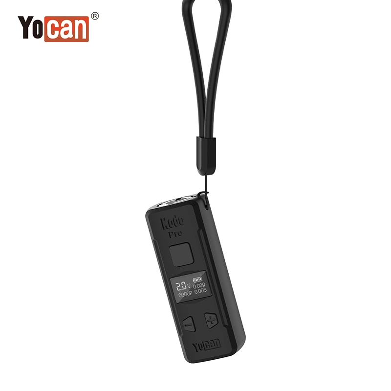 Yocan Kodo Pro Battery Mod 400mAh E Cigarette Batteries Preheat Adjustable Voltage Vape Pen For 510 Carts Oil Cartridges OLED Screen 6 Colors 20pcs/Box