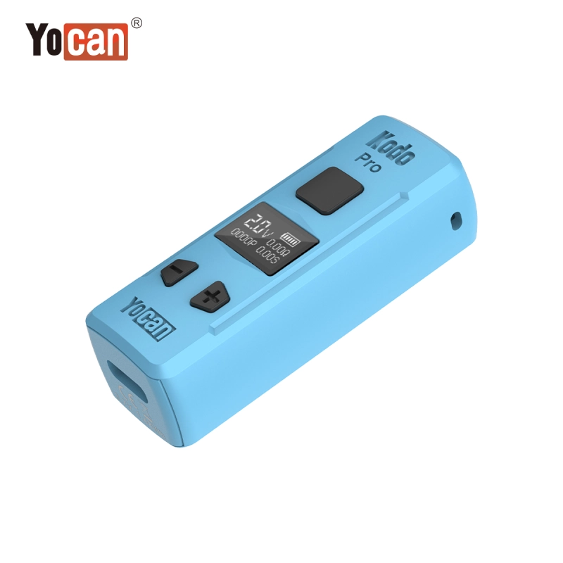 Yocan Kodo Pro Battery Mod 400mAh E Cigarette Batteries Preheat Adjustable Voltage Vape Pen For 510 Carts Oil Cartridges OLED Screen 6 Colors 20pcs/Box
