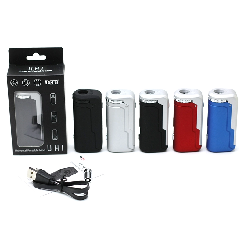 Authentic Yocan UNI Box Mod 650mAh Battery Preheat Vape Voltage Adjustable Height and Diameter Holder For 510 Thread Pen