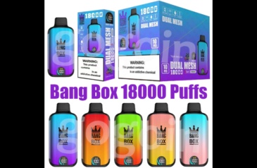 Bang Box 18000 Puffs Smart Screen Disposable Vape E Cigarettes 0% 2% 3% 5% Puff 18k 26ml Prefilled Pod Dual Mesh 850mah Rechargeable Battery Vapers Pen