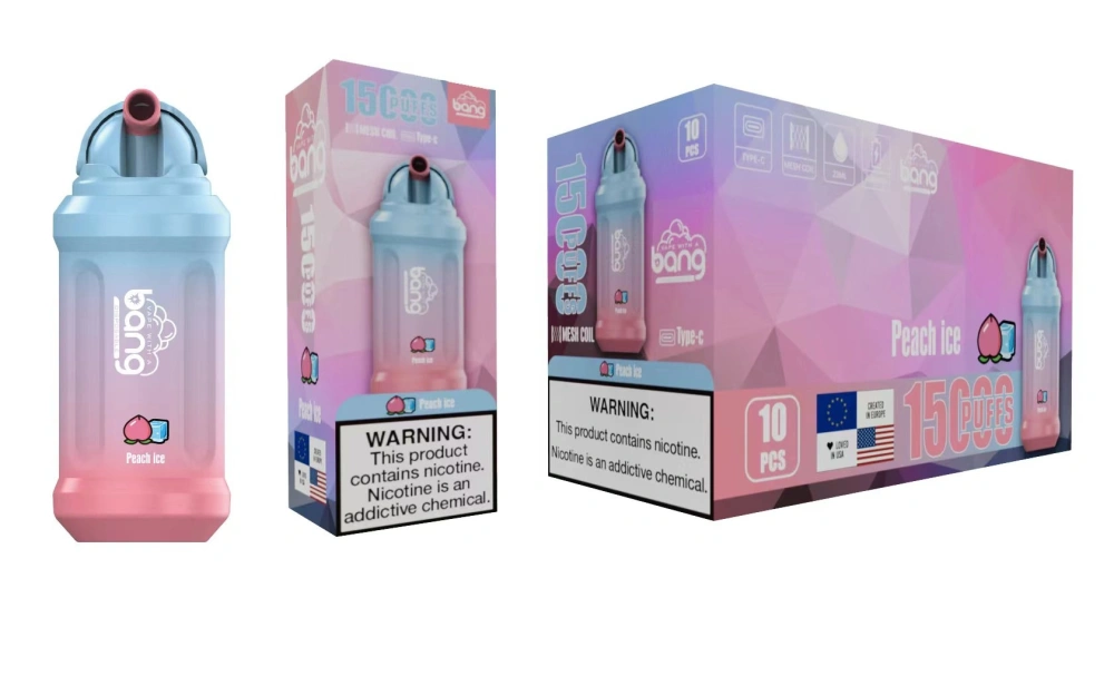 Bang 15000 Puffs Vape Disposable E Cigarettes Puff 15k 0% 2% 3% 5% 23ml Prefilled Pod Mesh Coil 650mah Rechargeable Battery Vaper Pen