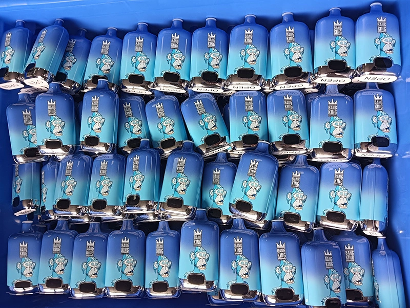 Bang King 15000 Puffs Smart Screen Disposable E Cigarettes Vape Puff 15k 0% 2% 3% 5% 25ml Prefilled Pod Mesh Coil 650mah Rechargeable Pen
