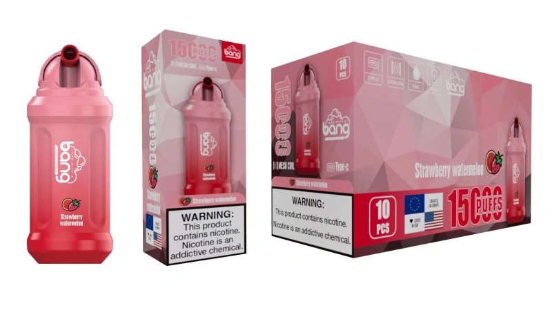 Bang 15000 Puffs Vape Disposable E Cigarettes Puff 15k 0% 2% 3% 5% 23ml Prefilled Pod Mesh Coil 650mah Rechargeable Battery Vaper Pen