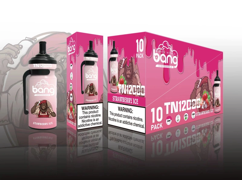 Bang TN 12000 Puffs Disposable Electronic Cigarettes Vape Puff 12k 0% 2% 3% 5% 20ml Prefilled Pod Mesh Coil 600mah Rechargeable Pen