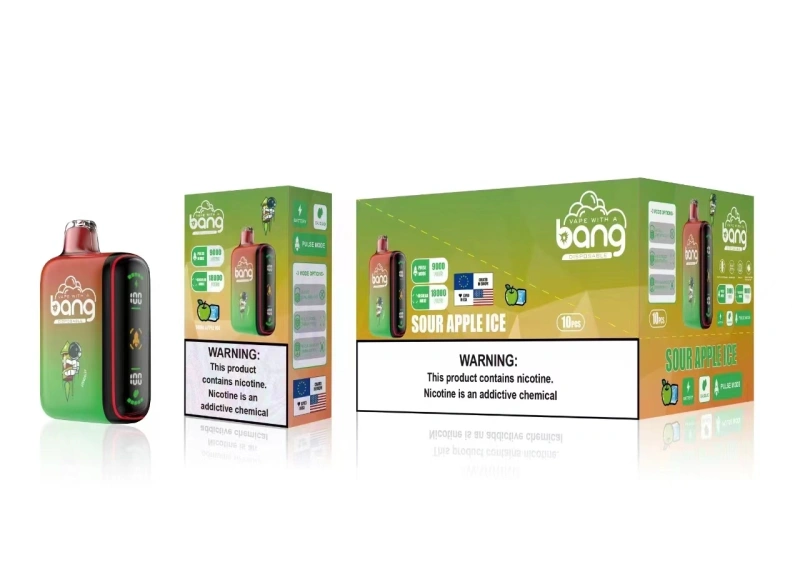 Bang 9000-18000 Puffs Disposable Vape Electronic Cigarettes Puff 9k 18k 28ml Dual Mesh 650mAh Rechargeable Intelligent Power Display Two Modes Pen