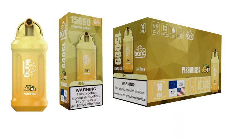 Bang 15000 Puffs Vape Disposable E Cigarettes Puff 15k 0% 2% 3% 5% 23ml Prefilled Pod Mesh Coil 650mah Rechargeable Battery Vaper Pen