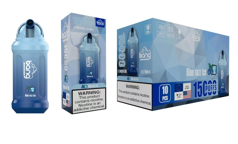Bang 15000 Puffs Vape Disposable E Cigarettes Puff 15k 0% 2% 3% 5% 23ml Prefilled Pod Mesh Coil 650mah Rechargeable Battery Vaper Pen