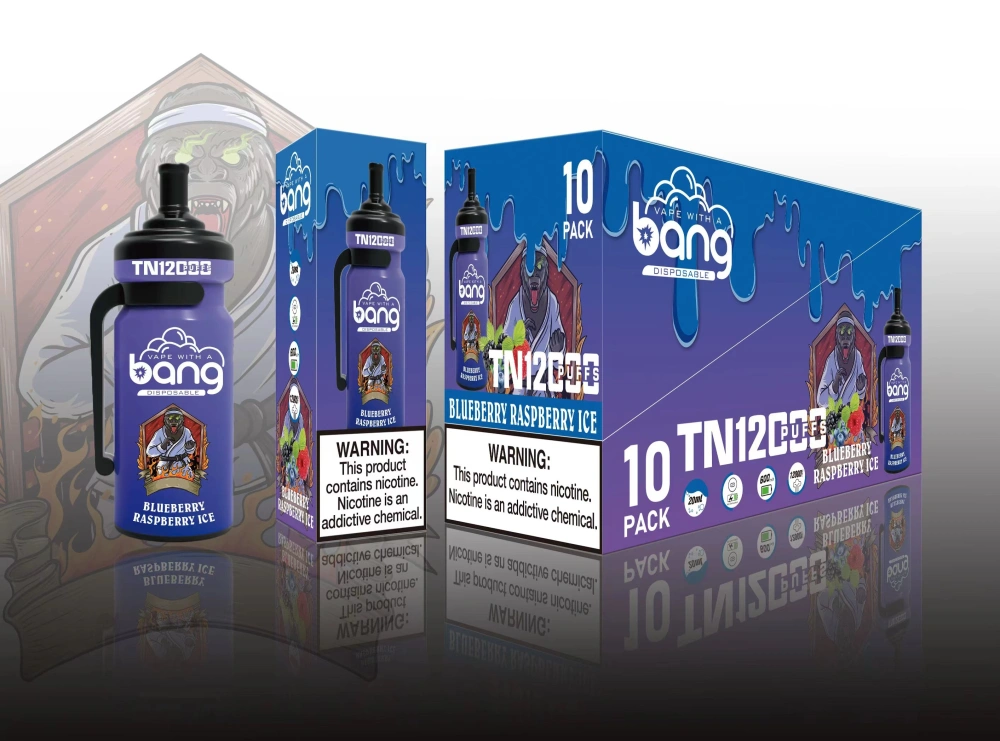 Bang TN 12000 Puffs Disposable Electronic Cigarettes Vape Puff 12k 0% 2% 3% 5% 20ml Prefilled Pod Mesh Coil 600mah Rechargeable Pen