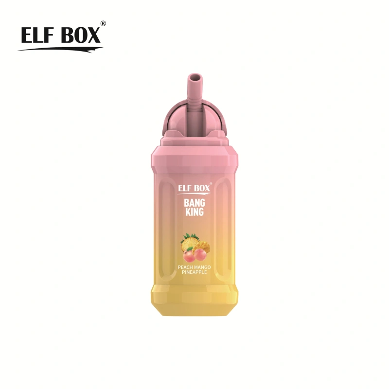 ELF BOX Bang King 12000 Puffs Disposable Vape E Cigarettes Puff 12k 0% 2% 3% 5% 23ml Prefilled Pod 600mah Rechargeable Battery Pen