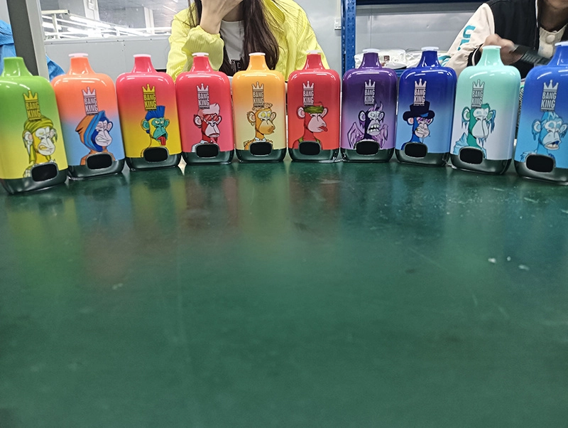 Bang King 15000 Puffs Smart Screen Disposable E Cigarettes Vape Puff 15k 0% 2% 3% 5% 25ml Prefilled Pod Mesh Coil 650mah Rechargeable Pen