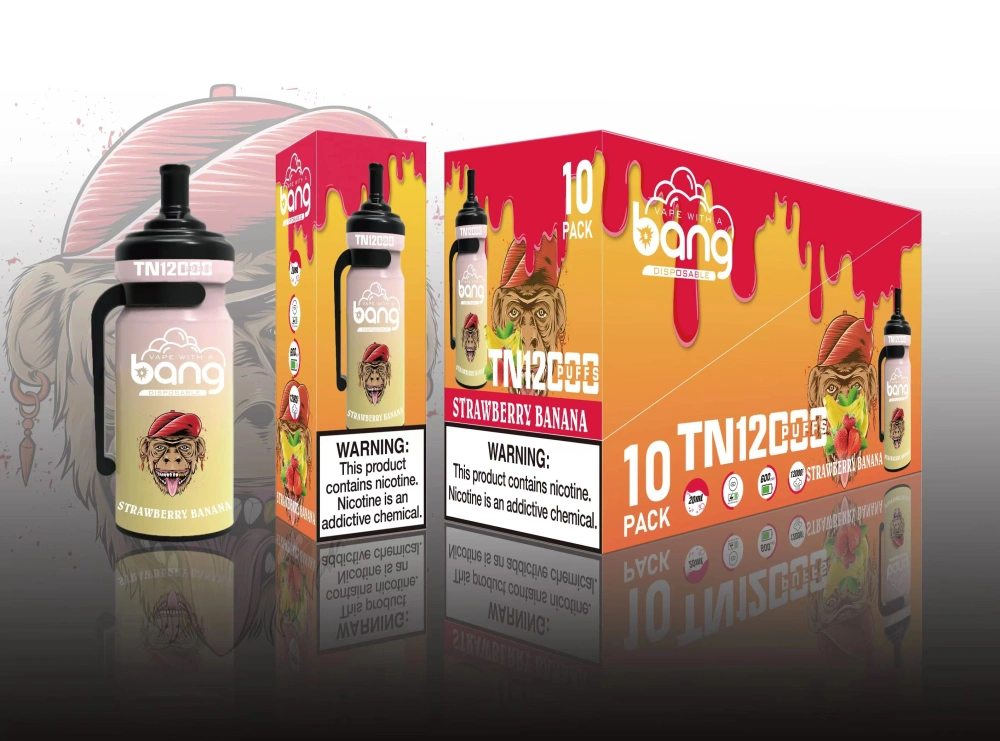 Bang TN 12000 Puffs Disposable Electronic Cigarettes Vape Puff 12k 0% 2% 3% 5% 20ml Prefilled Pod Mesh Coil 600mah Rechargeable Pen