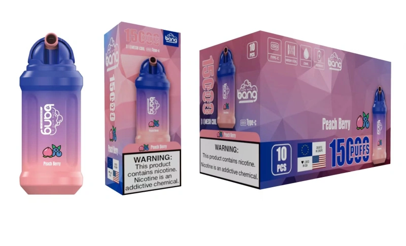 Bang 15000 Puffs Vape Disposable E Cigarettes Puff 15k 0% 2% 3% 5% 23ml Prefilled Pod Mesh Coil 650mah Rechargeable Battery Vaper Pen