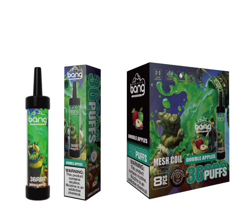 Puff 36K Bang 36000 Puffs Vapes Disposable E Cigarettes 0% 2% 3% 5% 40ml Prefilled Pod 0.6 ohm Mesh Coil 650mah Rechargeable Adjustable Airflow Pen