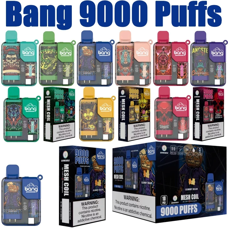 Bang 9000 Puffs Disposable Vape E Cigarettes Puff 9k