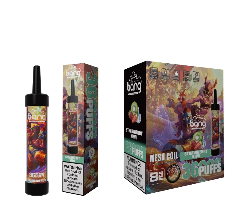 Puff 36K Bang 36000 Puffs Vapes Disposable E Cigarettes 0% 2% 3% 5% 40ml Prefilled Pod 0.6 ohm Mesh Coil 650mah Rechargeable Adjustable Airflow Pen