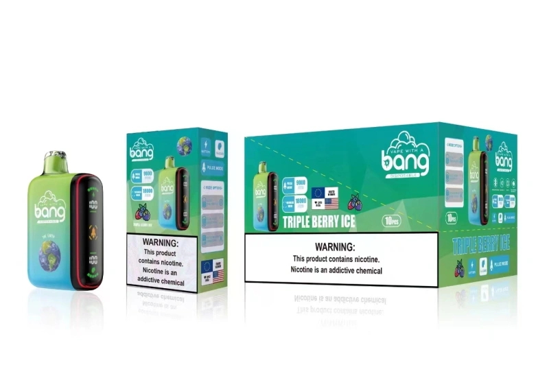 Bang 9000-18000 Puffs Disposable Vape Electronic Cigarettes Puff 9k 18k 28ml Dual Mesh 650mAh Rechargeable Intelligent Power Display Two Modes Pen