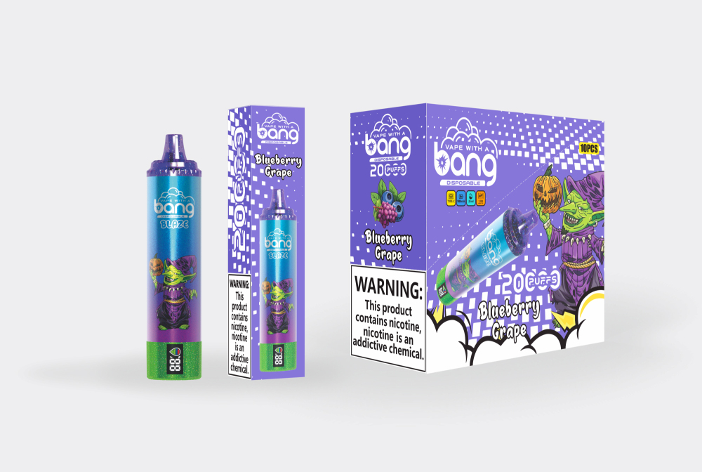 Bang Blaze 20000 Puffs Smart Screen Disposable Vape E Cigarettes Puff 20k LED Display Pod