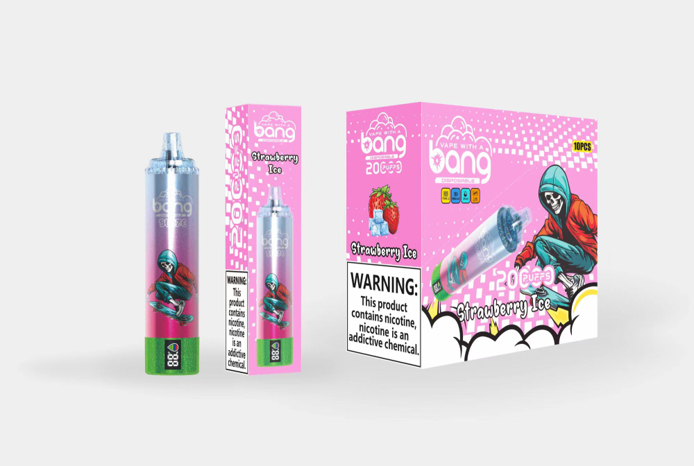 Bang Blaze 20000 Puffs Smart Screen Disposable Vape E Cigarettes Puff 20k LED Display Pod