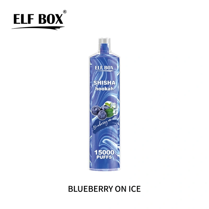 Puff 15k ELF BOX Shisha Hookah 15000 Puffs Vape Disposable E-cigarettes 26ml Prefilled Pod 600mah Rechargeable Pen