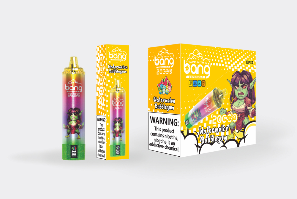 Bang Blaze 20000 Puffs Smart Screen Disposable Vape E Cigarettes Puff 20k LED Display Pod