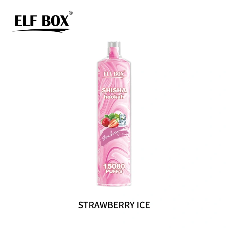 Puff 15k ELF BOX Shisha Hookah 15000 Puffs Vape Disposable E-cigarettes 26ml Prefilled Pod 600mah Rechargeable Pen