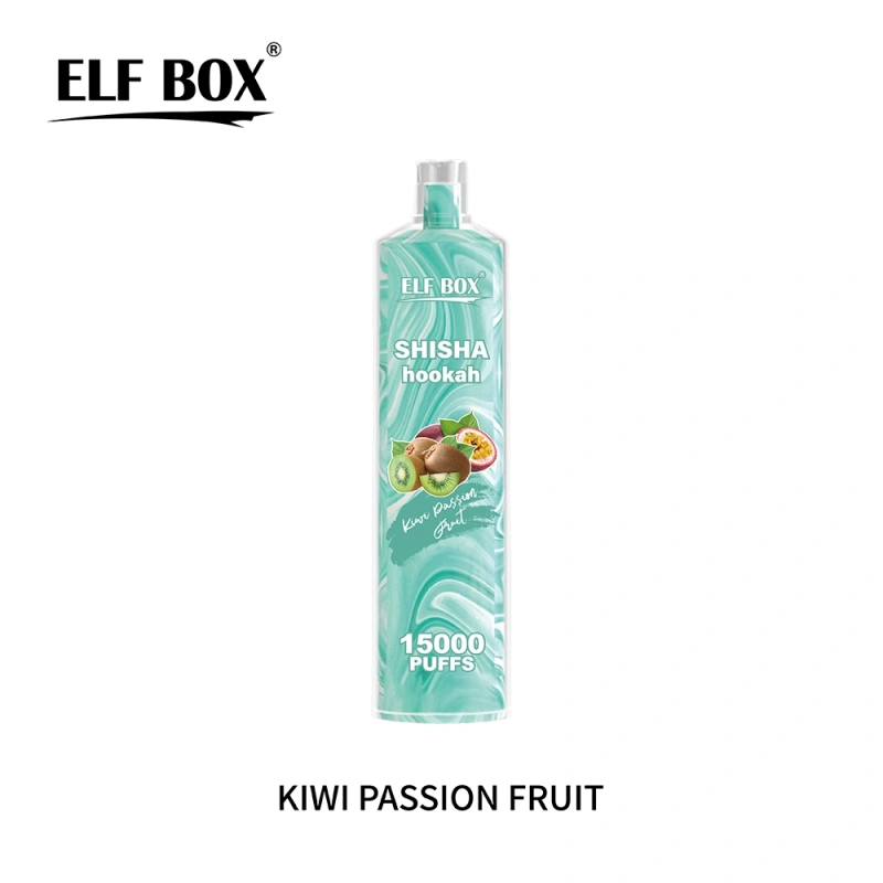 Puff 15k ELF BOX Shisha Hookah 15000 Puffs Vape Disposable E-cigarettes 26ml Prefilled Pod 600mah Rechargeable Pen