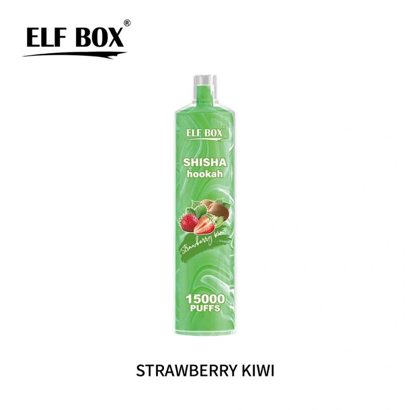 Puff 15k ELF BOX Shisha Hookah 15000 Puffs Vape Disposable E-cigarettes 26ml Prefilled Pod 600mah Rechargeable Pen
