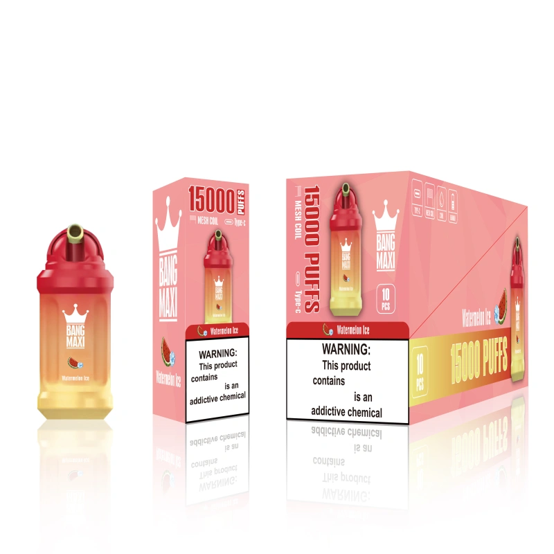 AIVONO Aim Bang Maxi 15000 Puffs Disposable Vape E Cigarettes Puff 15k 0% 2% 3% 5% 23ml Prefilled Pod Mesh Coil 650mah Rechargeable Battery Pen