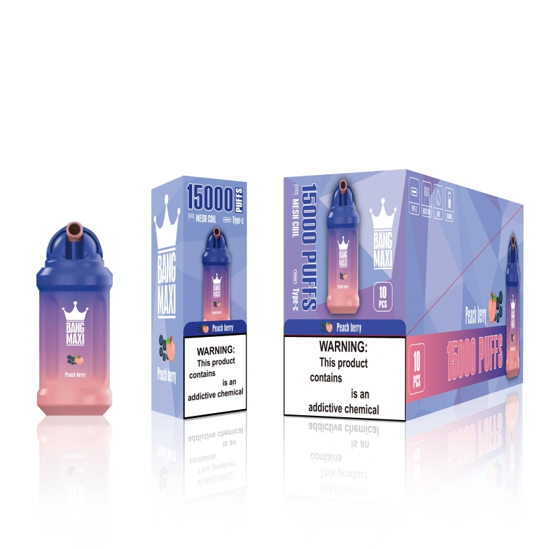 AIVONO Aim Bang Maxi 15000 Puffs Disposable Vape E Cigarettes Puff 15k 0% 2% 3% 5% 23ml Prefilled Pod Mesh Coil 650mah Rechargeable Battery Pen