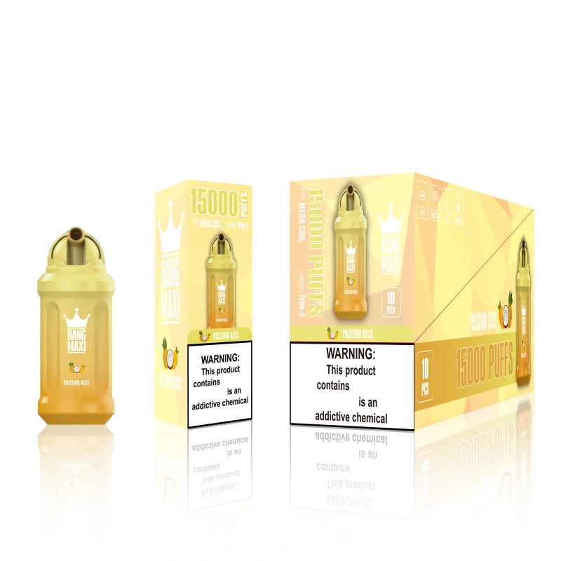 AIVONO Aim Bang Maxi 15000 Puffs Disposable Vape E Cigarettes Puff 15k 0% 2% 3% 5% 23ml Prefilled Pod Mesh Coil 650mah Rechargeable Battery Pen