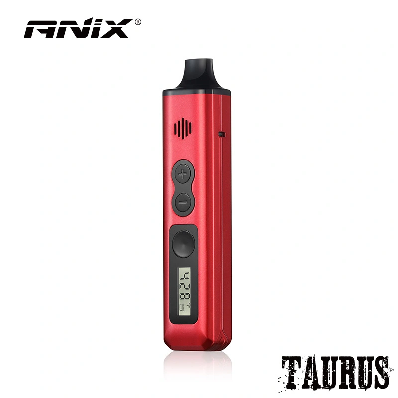 ANIX Taurus Kit 1300mah Battery Dry Herb Vaporizer LCD Screen Type-C Ceramic E-cigarette Kit Vape Pen