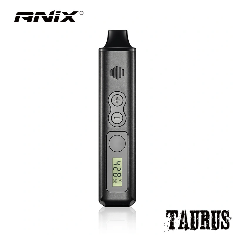 ANIX Taurus Kit 1300mah Battery Dry Herb Vaporizer LCD Screen Type-C Ceramic E-cigarette Kit Vape Pen