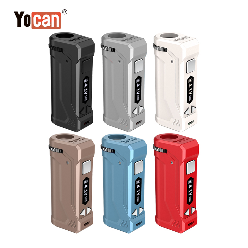 Yocan UNI Pro Box Mod E-cigarette Kits 650mAh Box Mod Variable Voltage Battery With 10 SEC Preheat Function